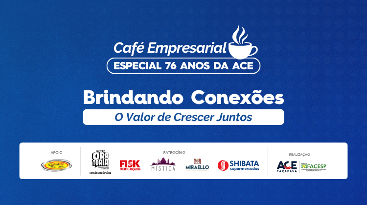 Notícia: Café Empresarial especial celebra os 76 anos da ACE Caçapava com palestra inspiradora 