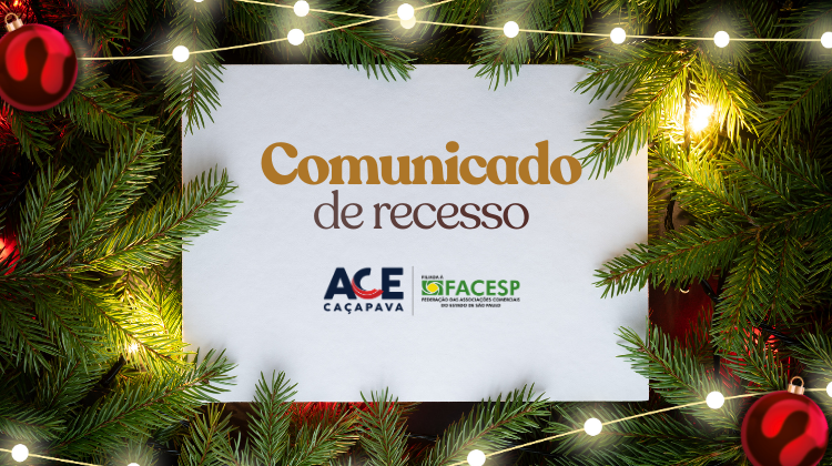 Notícia: Comunicado: Recesso de fim de ano