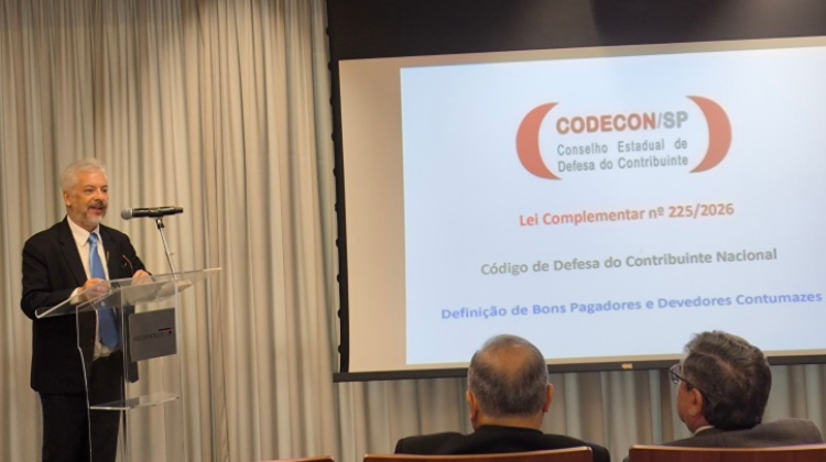 Notícia: Código de Defesa do Contribuinte Nacional inaugura um novo estágio de civilidade entre Fisco e contribuinte