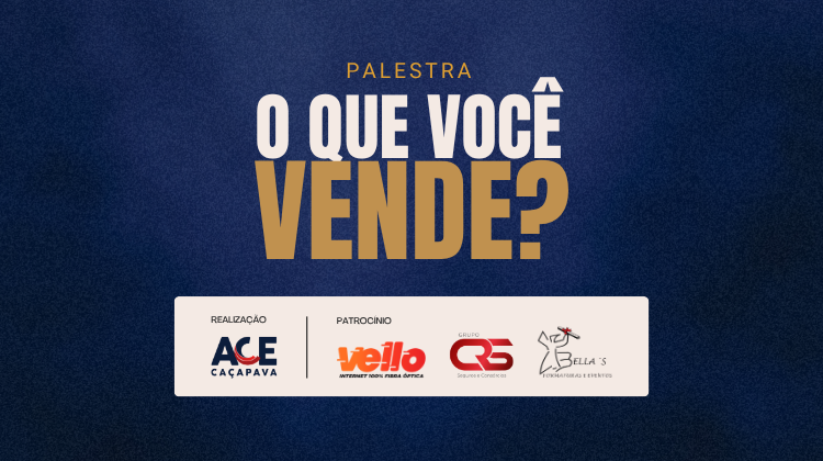 Notícia: ACE Caçapava promove palestra gratuita sobre vendas
