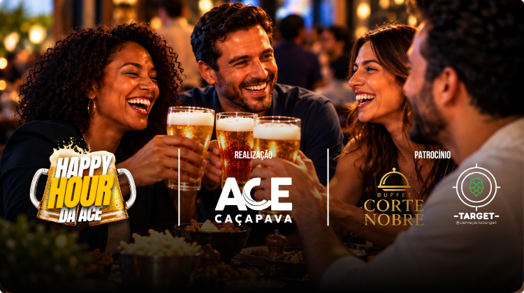 Notícia: ACE Caçapava promove 1º Happy Hour exclusivo para empresários